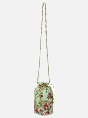 Green Designer Potli Bag