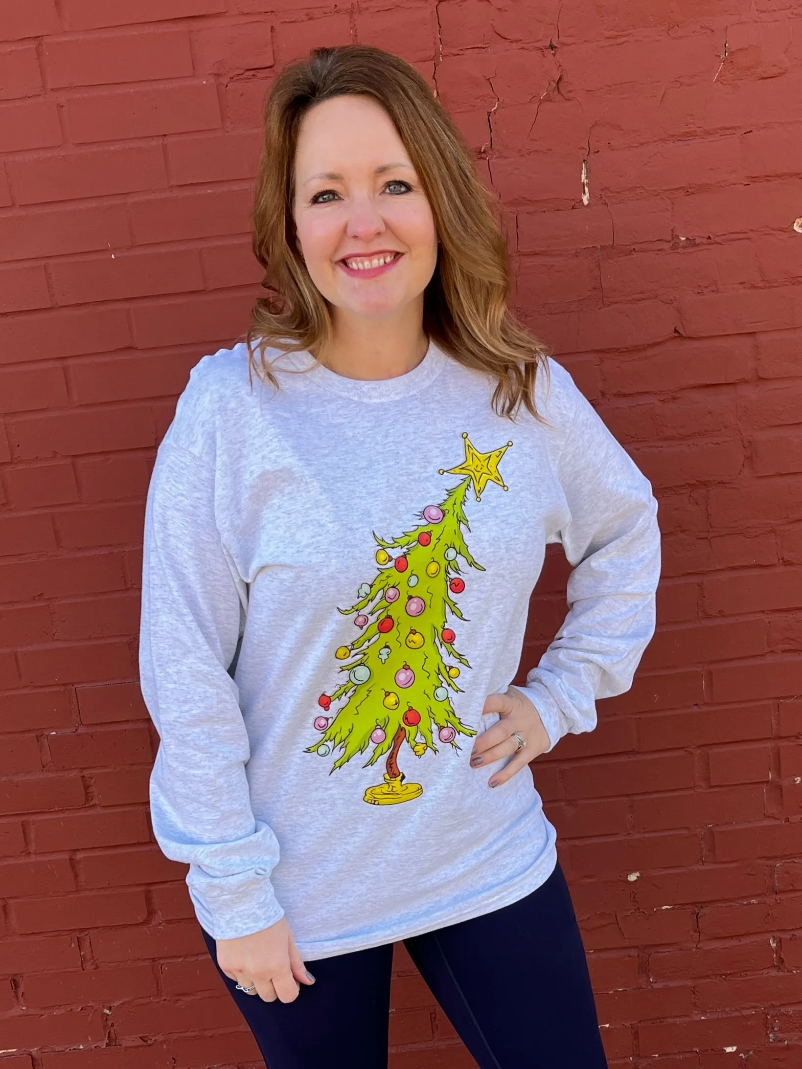 Grinchy Tree Long Sleeve Tee