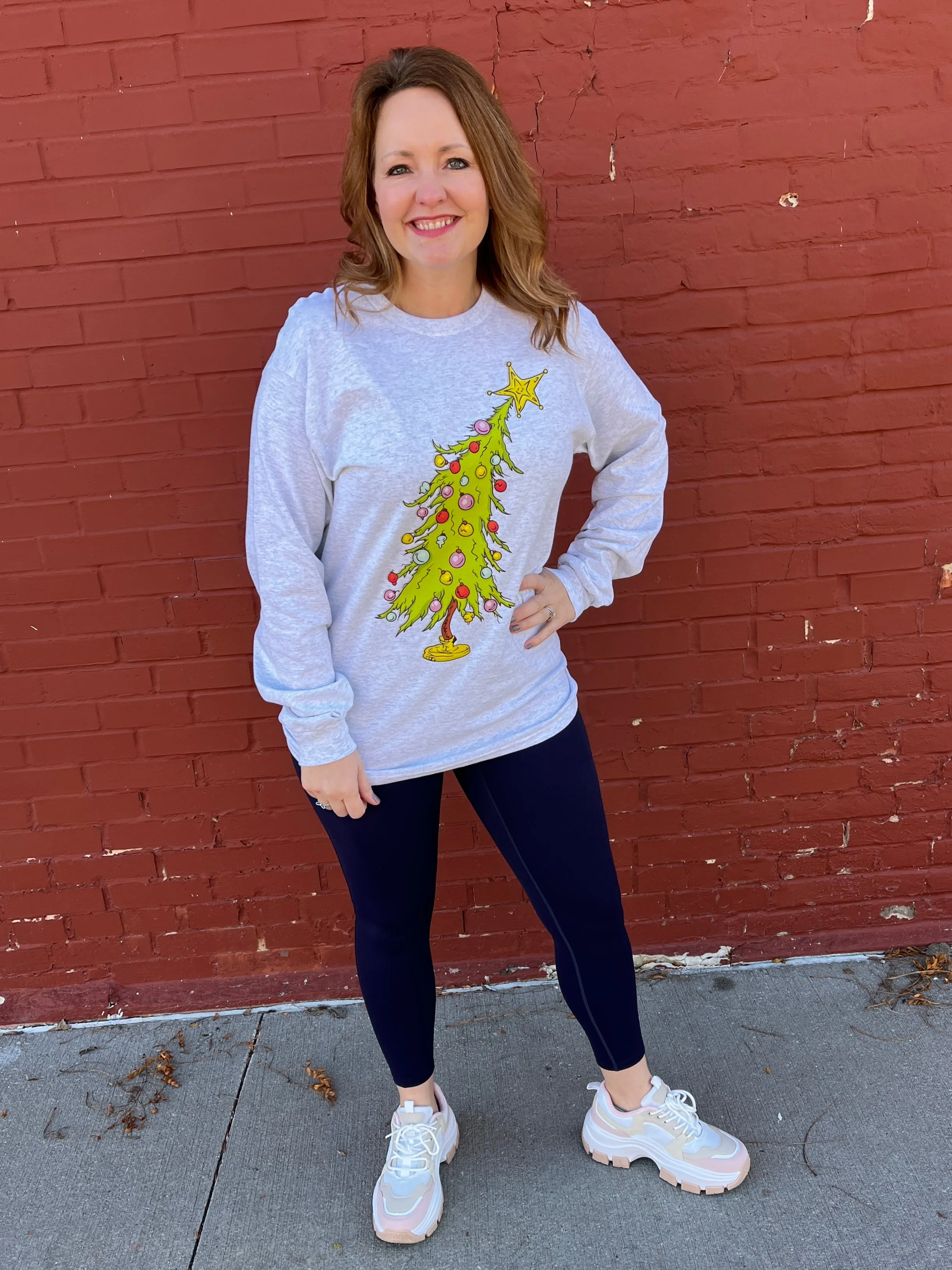 Grinchy Tree Long Sleeve Tee
