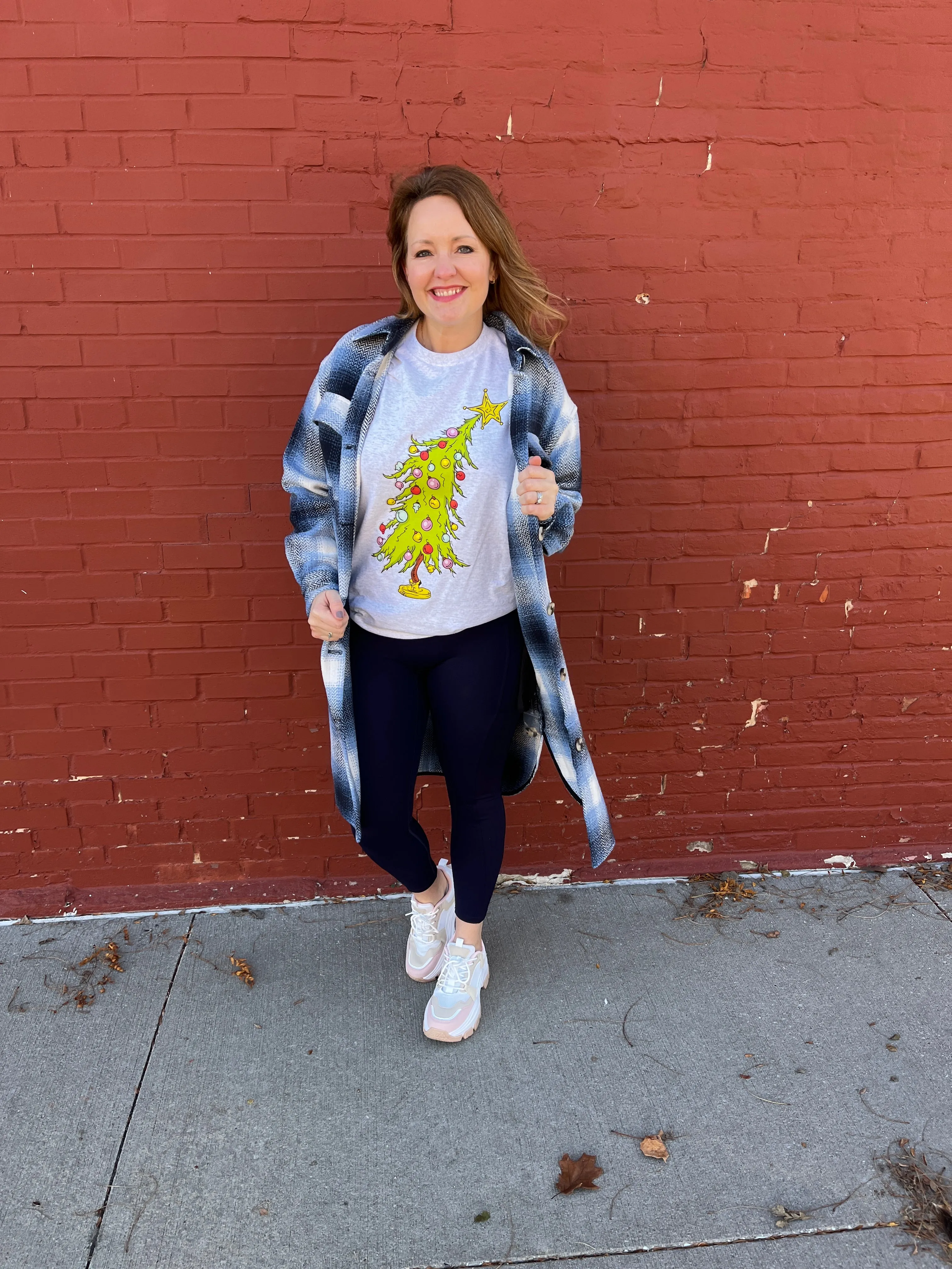 Grinchy Tree Long Sleeve Tee