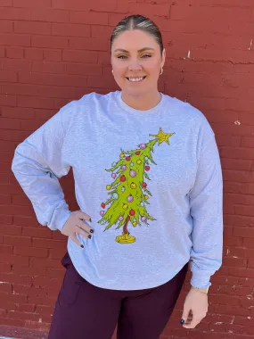 Grinchy Tree Long Sleeve Tee