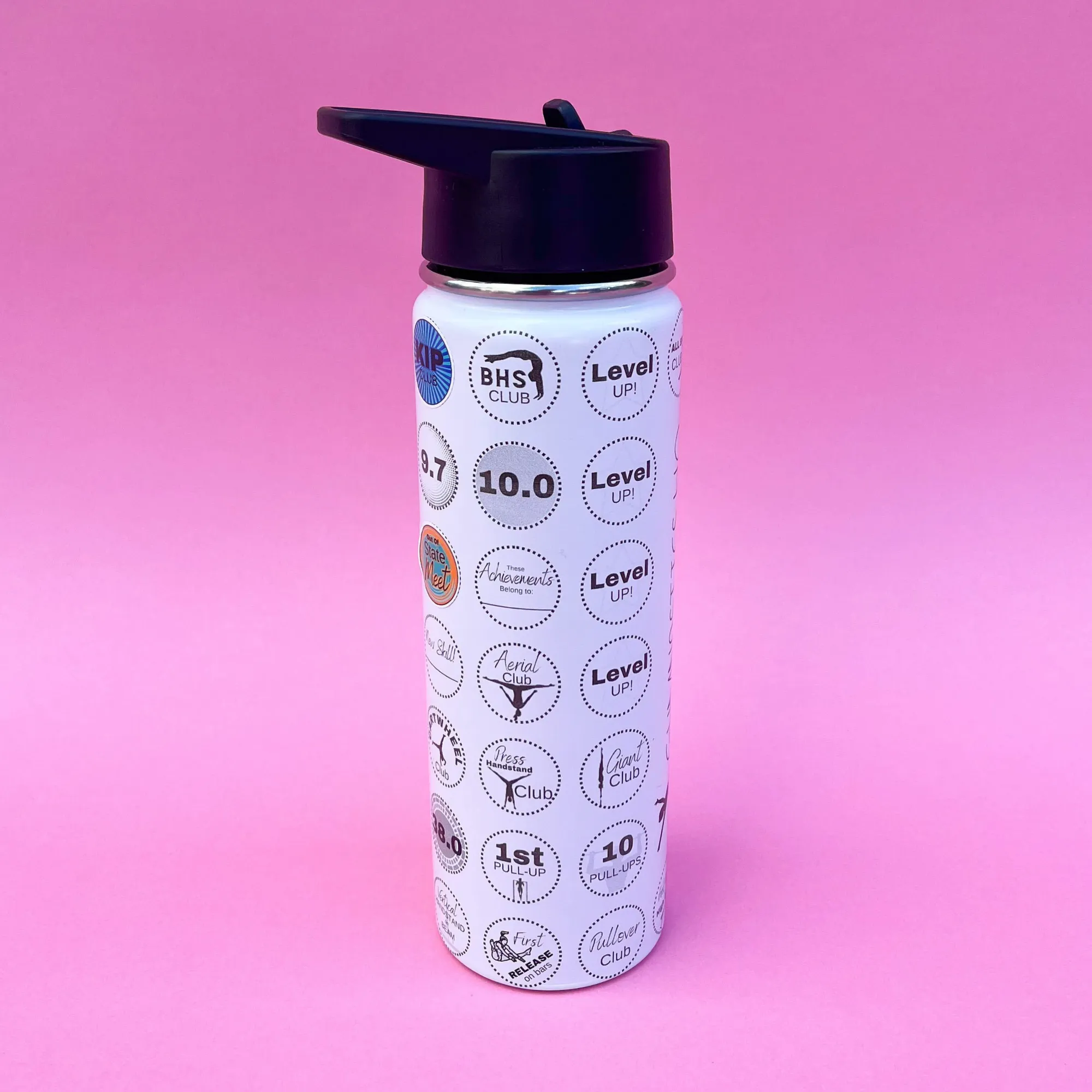 Gymnastics Achievements Water Bottle