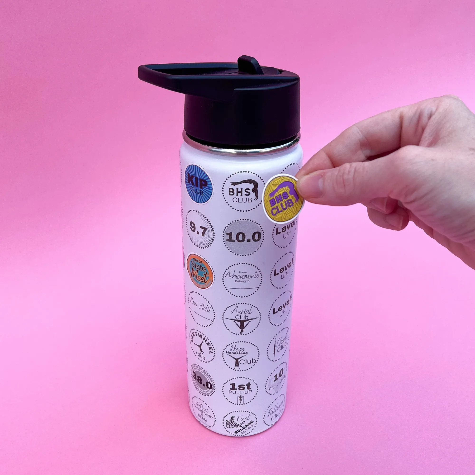 Gymnastics Achievements Water Bottle
