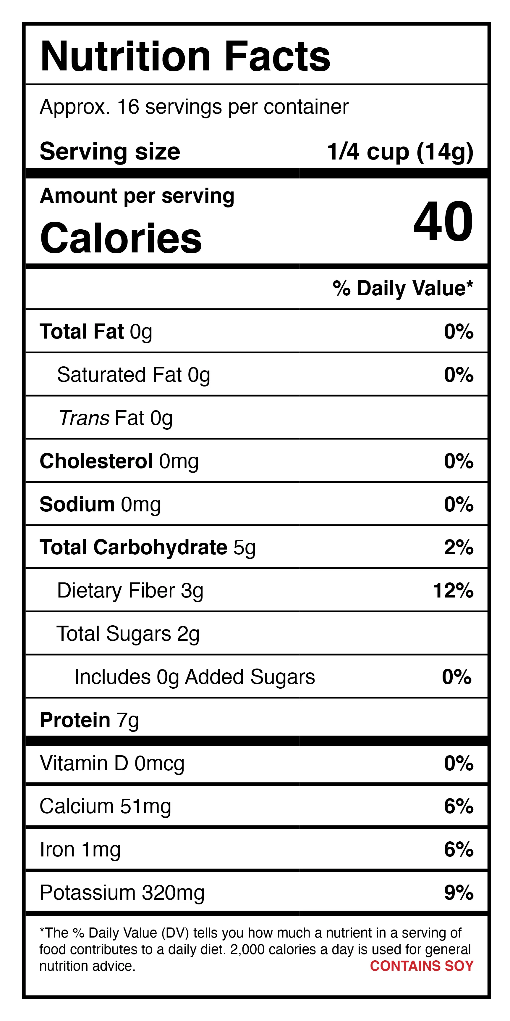 Harmony House Textured Soy Protein (Non-GMO, Unflavored) (10 oz)
