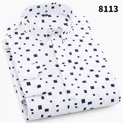 High Quality Geometry Long Sleeve Shirt #810XX