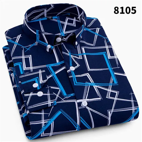 High Quality Geometry Long Sleeve Shirt #810XX