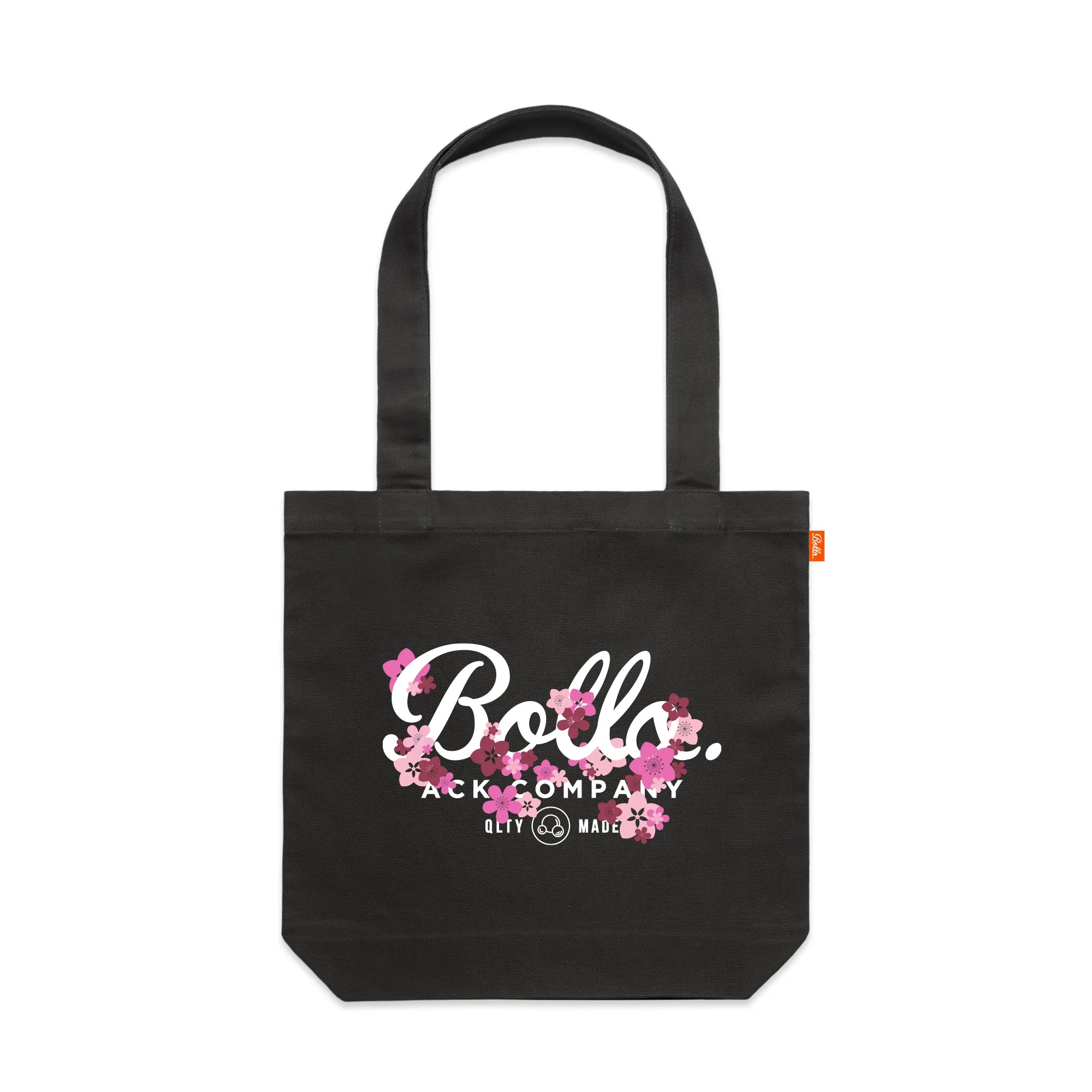 INSIGNIA BLOSSOM TOTE BAG - COAL