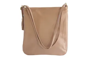 ISABEL LEATHER BACKPACK IN NUDE