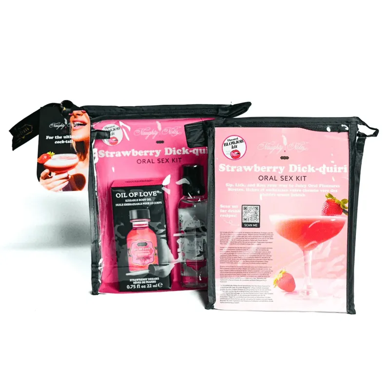 Kama Sutra Strawberry Dick-quiri Oral Sex Cocktail Kit
