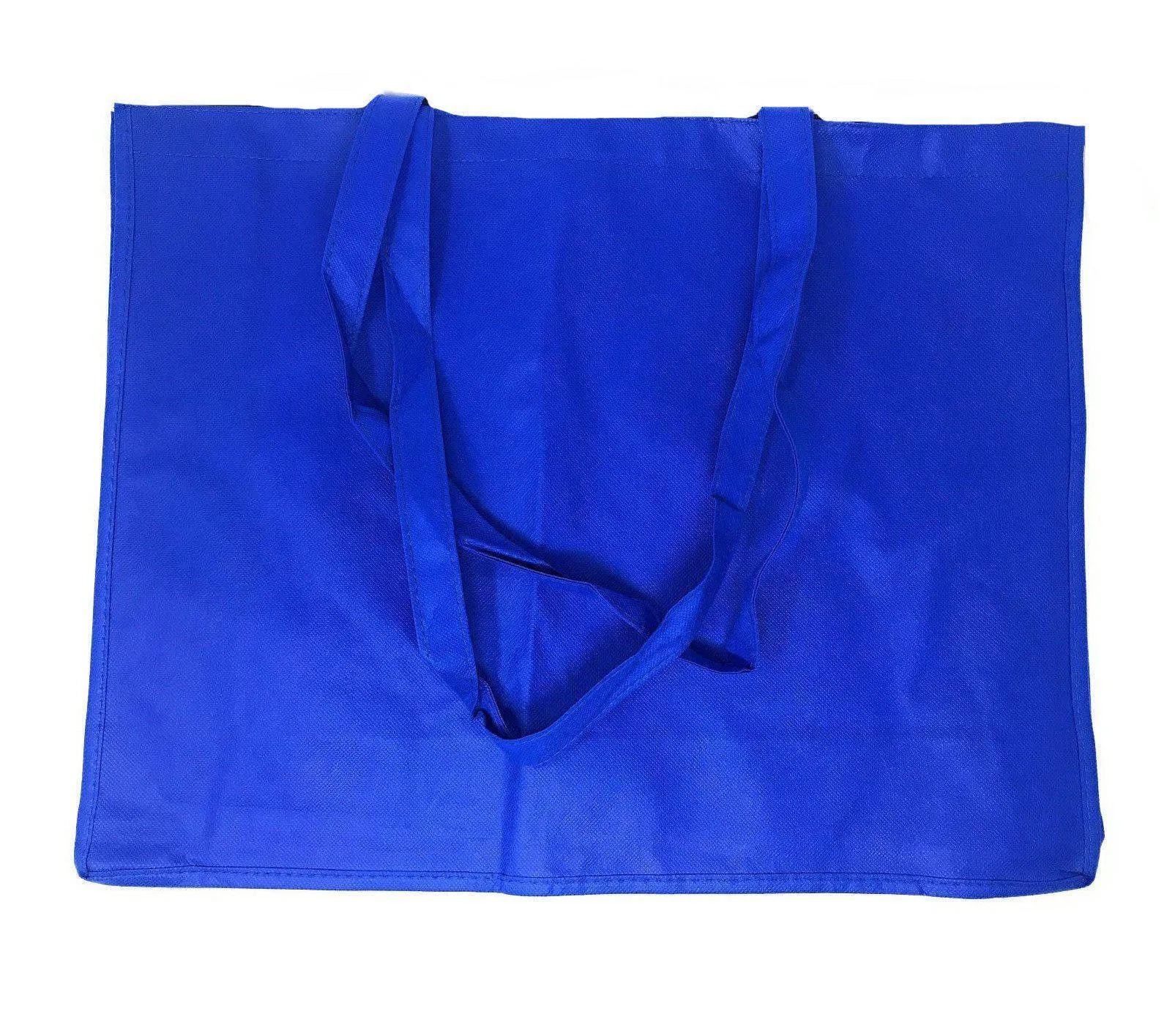 Large Reusable Grocery Shopping Tote Bag Bags Recycled Eco Friendly 20inch