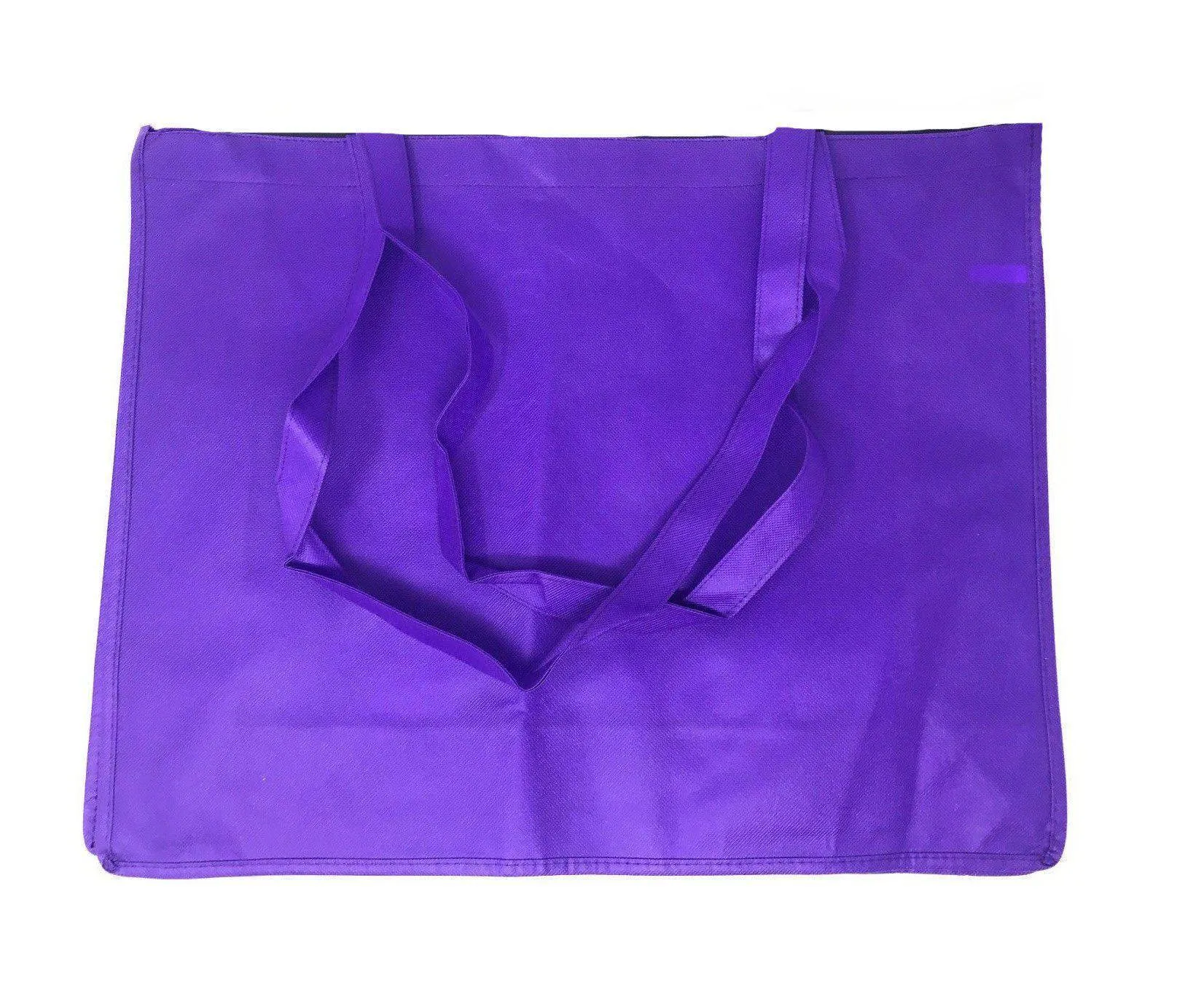 Large Reusable Grocery Shopping Tote Bag Bags Recycled Eco Friendly 20inch