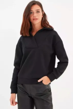 Light Up My World Black Full Sleeve Top
