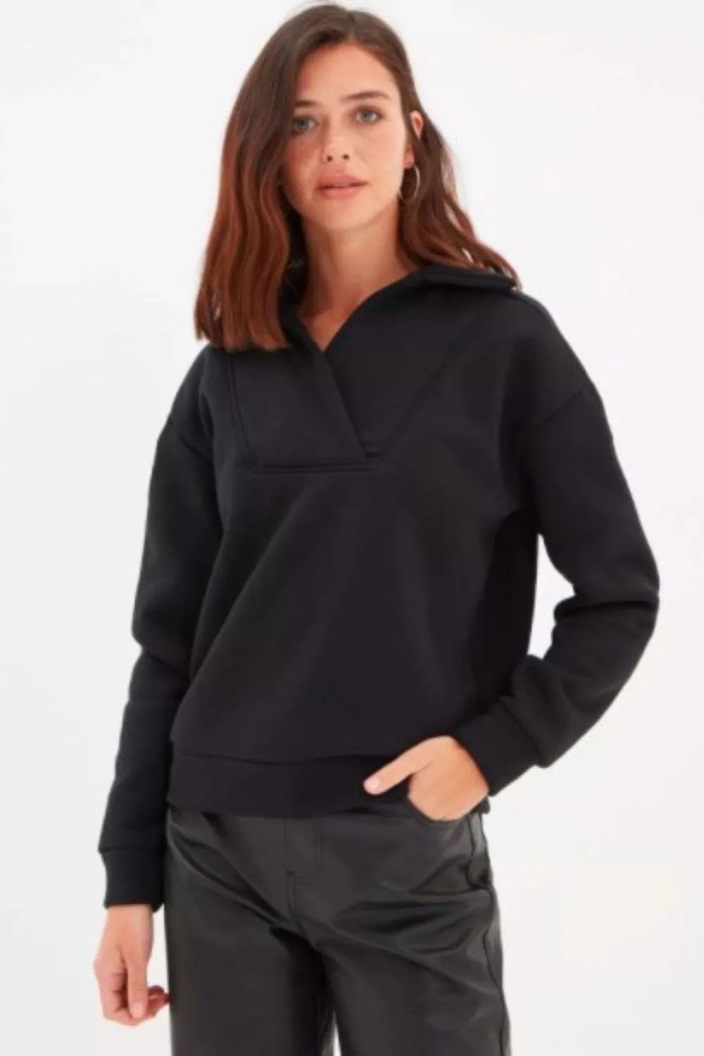 Light Up My World Black Full Sleeve Top