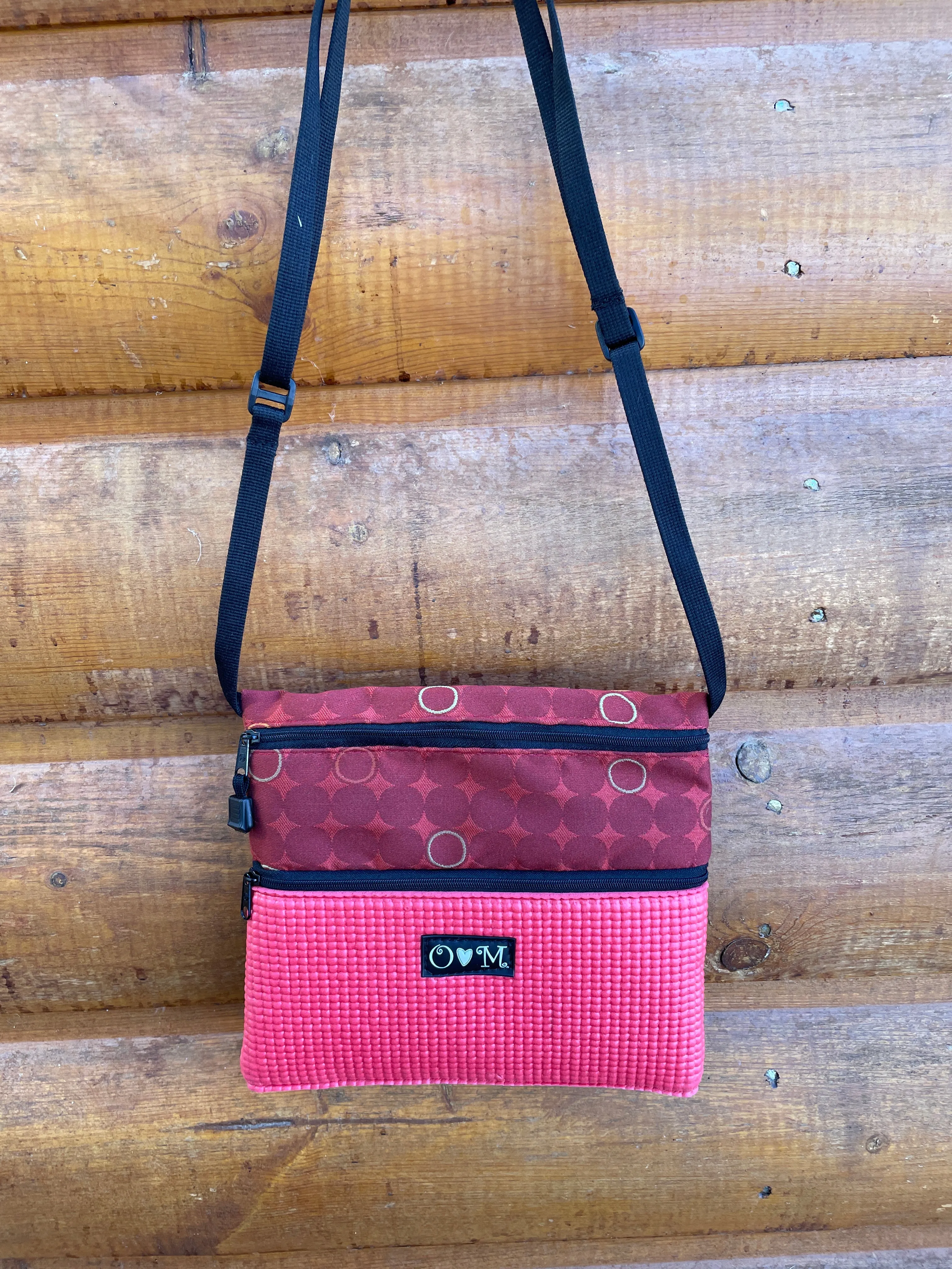Lily Red Adjustable Strap-Dots Print Home Decor Fabric
