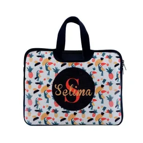 Linen Laptop Neoprene bag