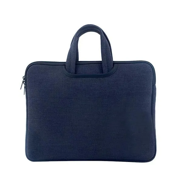 Linen Laptop Neoprene bag
