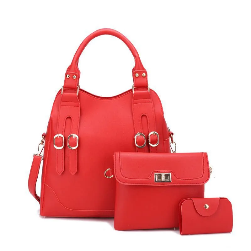 LovelyRLovely Women Belt Decorative Three-piece Bag