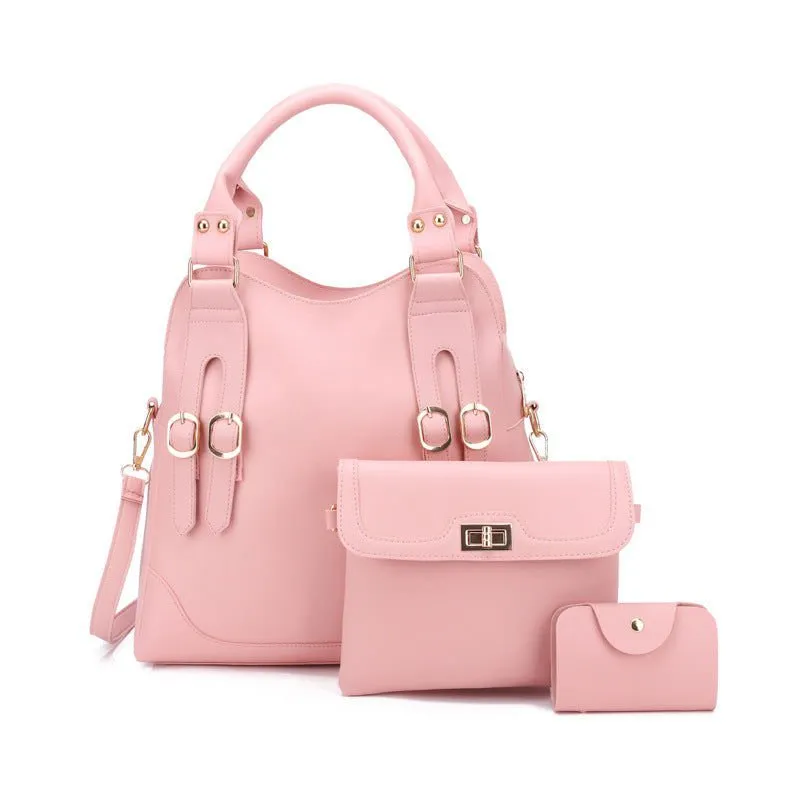 LovelyRLovely Women Belt Decorative Three-piece Bag
