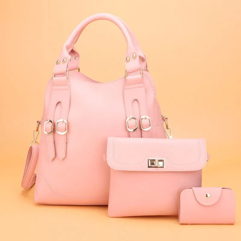 LovelyRLovely Women Belt Decorative Three-piece Bag