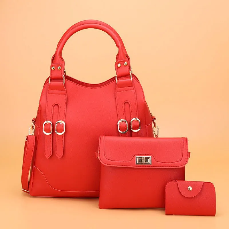 LovelyRLovely Women Belt Decorative Three-piece Bag