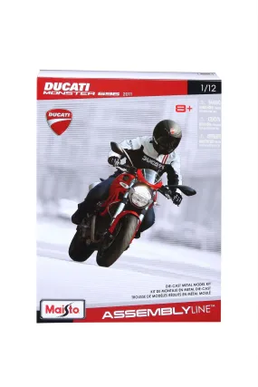 MAISTO 1:12 ASSEMBLY LINE MOTORCYCLES 2011 DUCATI MONSTER 696