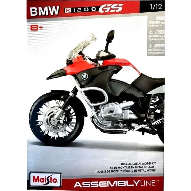 MAISTO 1:12 ASSEMBLY LINE MOTORCYCLES BWM R1200 GS
