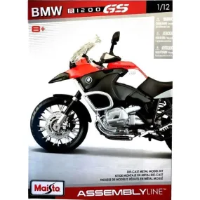 MAISTO 1:12 ASSEMBLY LINE MOTORCYCLES BWM R1200 GS