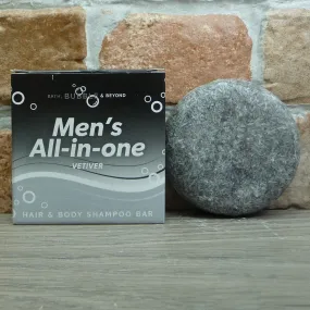 Men's All In One Shampoo & Body Bar - Vetiver
