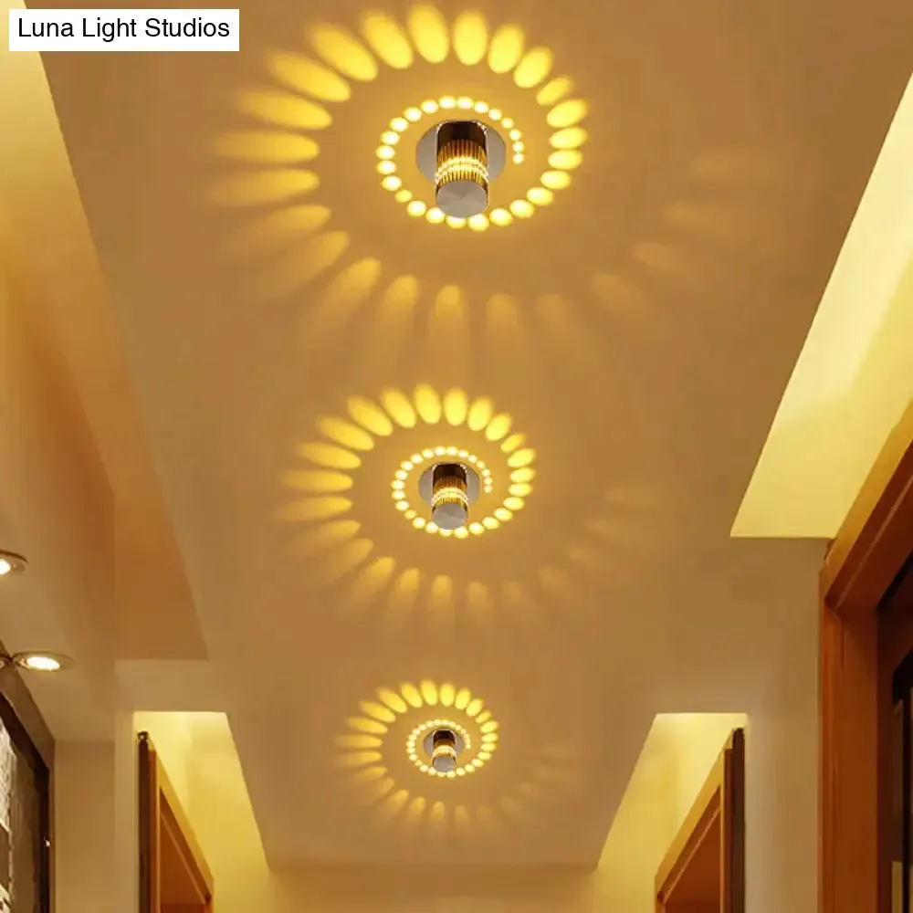 Modern LED Ceiling Light 3W RGB wall Sconce for Art Gallery Decoration Front Balcony lamp Porch light corridors Light Fixture