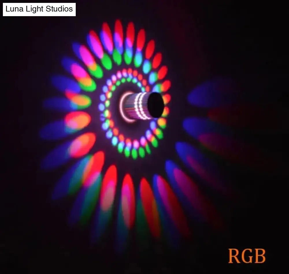 Modern LED Ceiling Light 3W RGB wall Sconce for Art Gallery Decoration Front Balcony lamp Porch light corridors Light Fixture