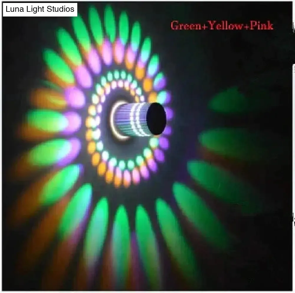 Modern LED Ceiling Light 3W RGB wall Sconce for Art Gallery Decoration Front Balcony lamp Porch light corridors Light Fixture