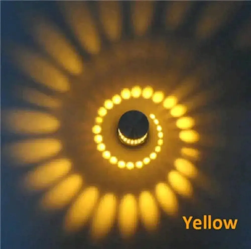 Modern LED Ceiling Light 3W RGB wall Sconce for Art Gallery Decoration Front Balcony lamp Porch light corridors Light Fixture