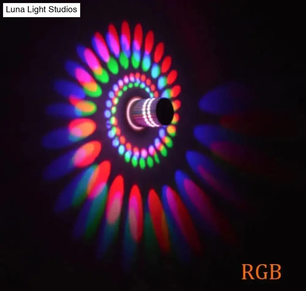 Modern LED Ceiling Light 3W RGB wall Sconce for Art Gallery Decoration Front Balcony lamp Porch light corridors Light Fixture