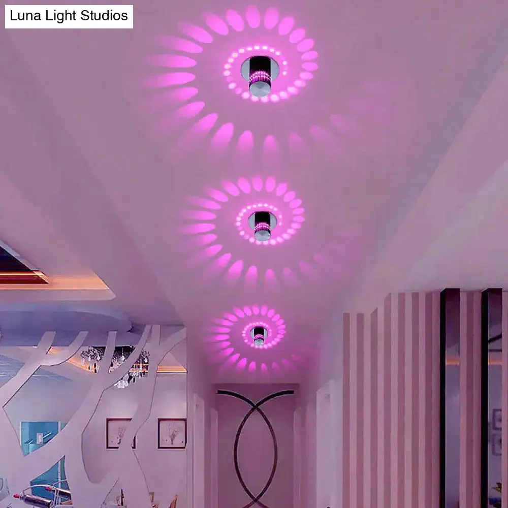 Modern LED Ceiling Light 3W RGB wall Sconce for Art Gallery Decoration Front Balcony lamp Porch light corridors Light Fixture