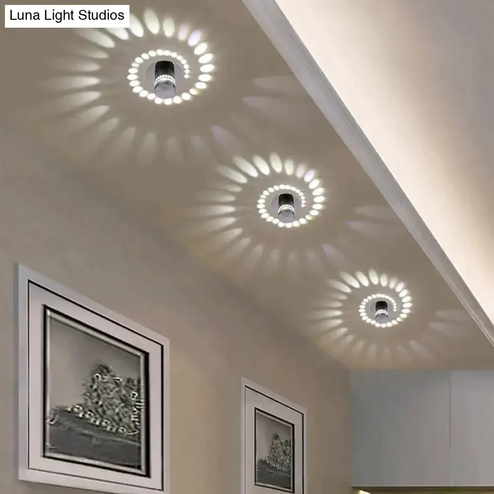 Modern LED Ceiling Light 3W RGB wall Sconce for Art Gallery Decoration Front Balcony lamp Porch light corridors Light Fixture