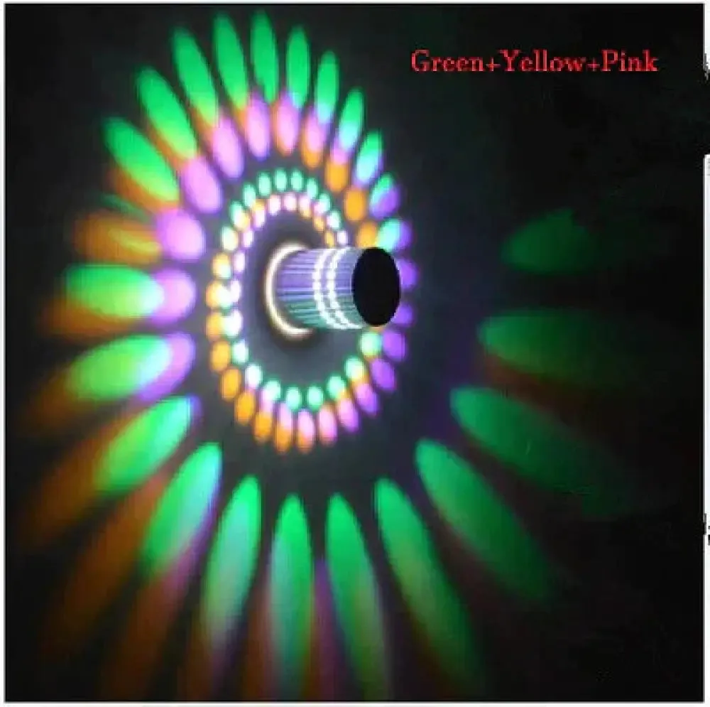 Modern LED Ceiling Light 3W RGB wall Sconce for Art Gallery Decoration Front Balcony lamp Porch light corridors Light Fixture