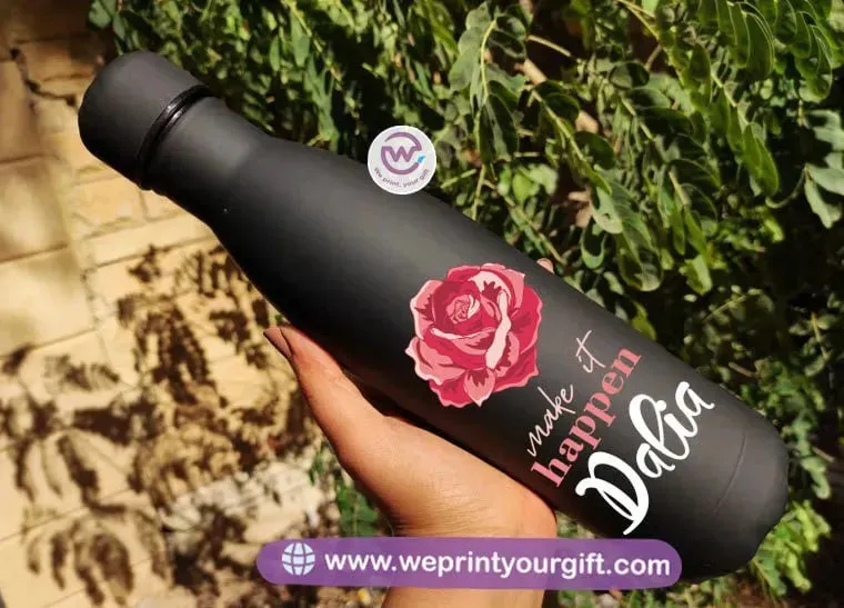 Printed Thermal Water Bottle- Motivational designs