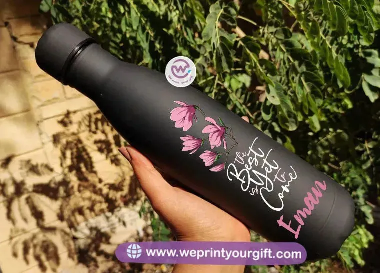 Printed Thermal Water Bottle- Motivational designs