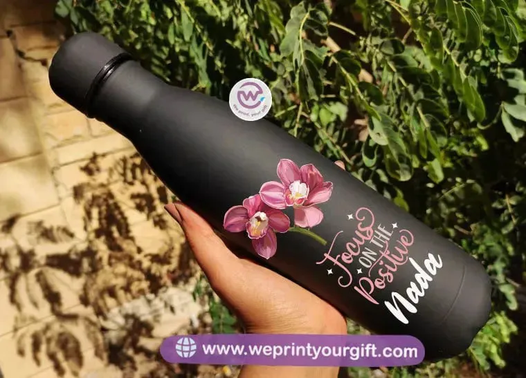 Printed Thermal Water Bottle- Motivational designs