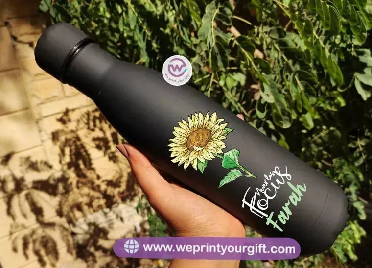 Printed Thermal Water Bottle- Motivational designs