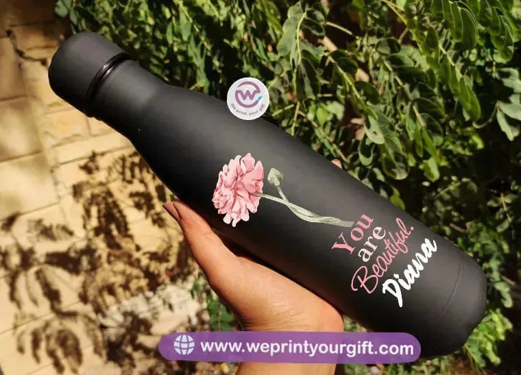 Printed Thermal Water Bottle- Motivational designs