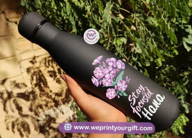 Printed Thermal Water Bottle- Motivational designs