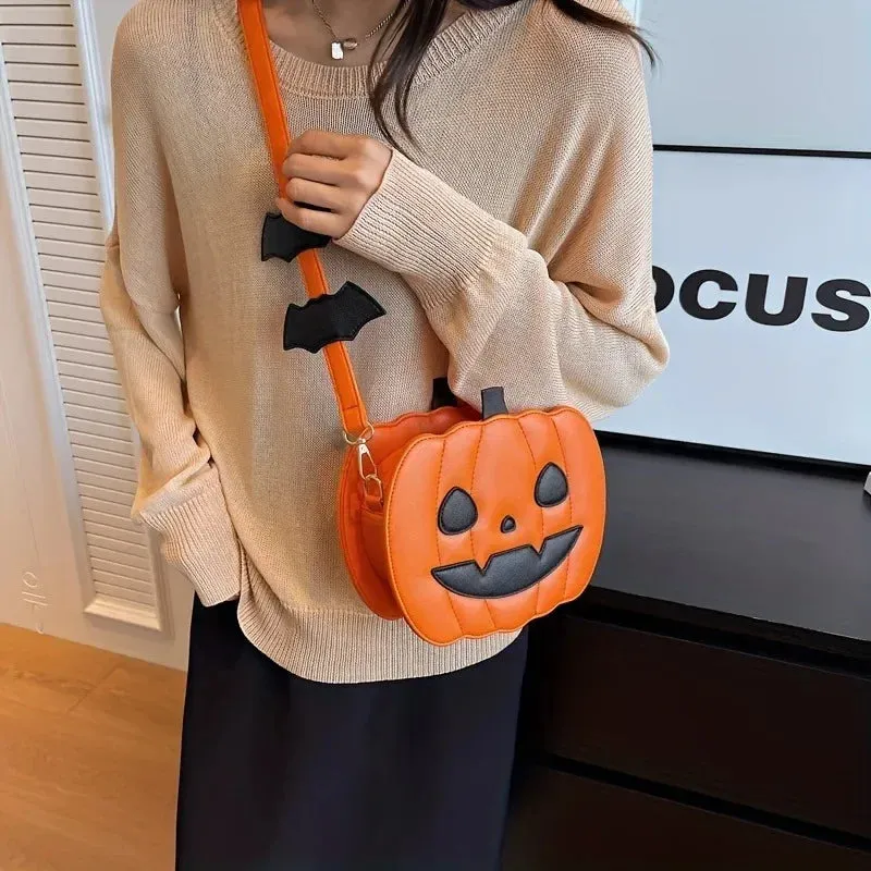 Pumpkin Novelty Crossbody Bag