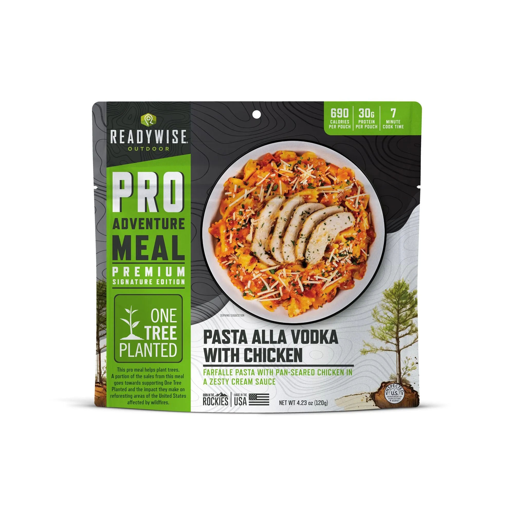 ReadyWise - Pro Adventure Meal Farfalle alla Vodka with Chicken - 6 Pack