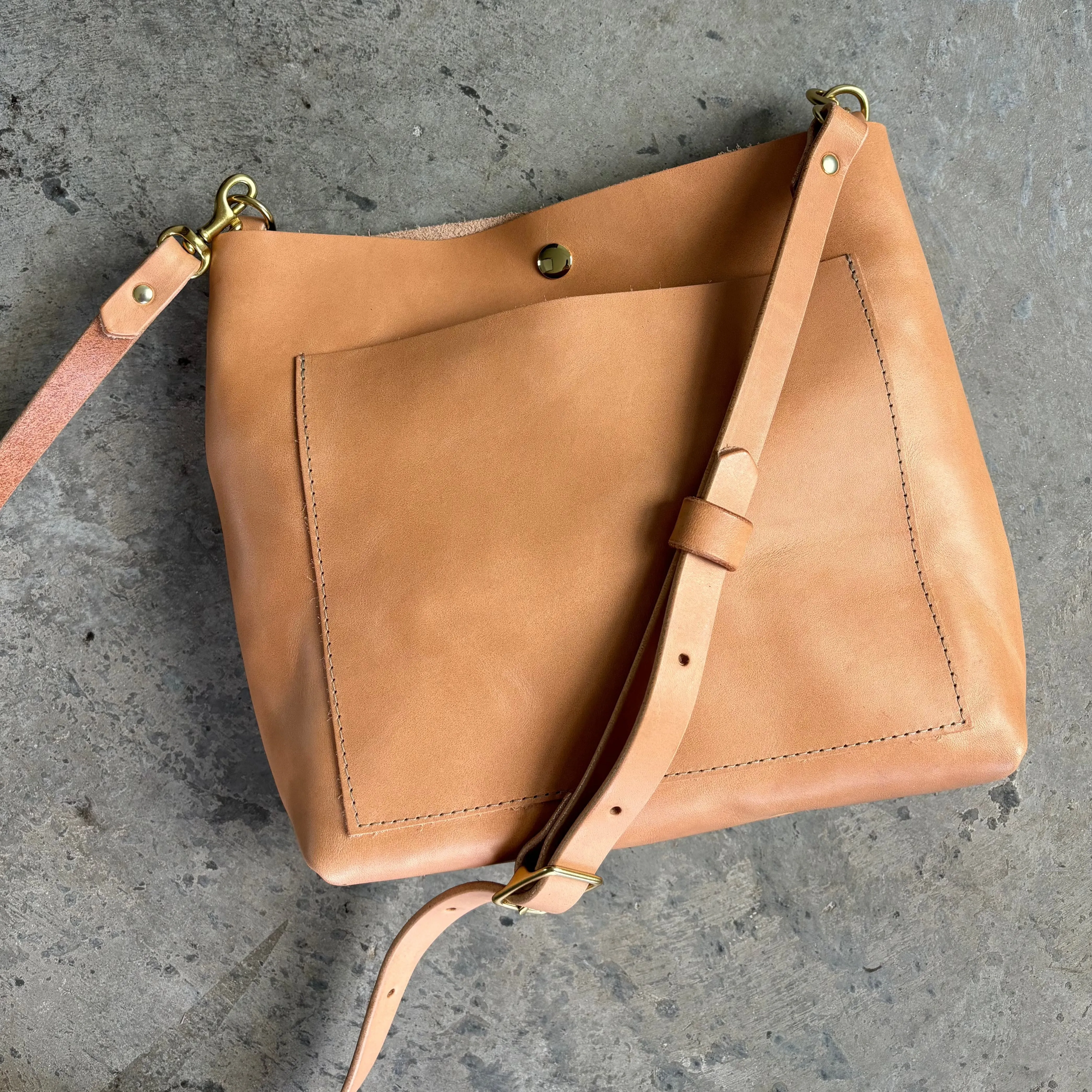 Reserved for Regan - Mini Day Bag - Smooth Beige