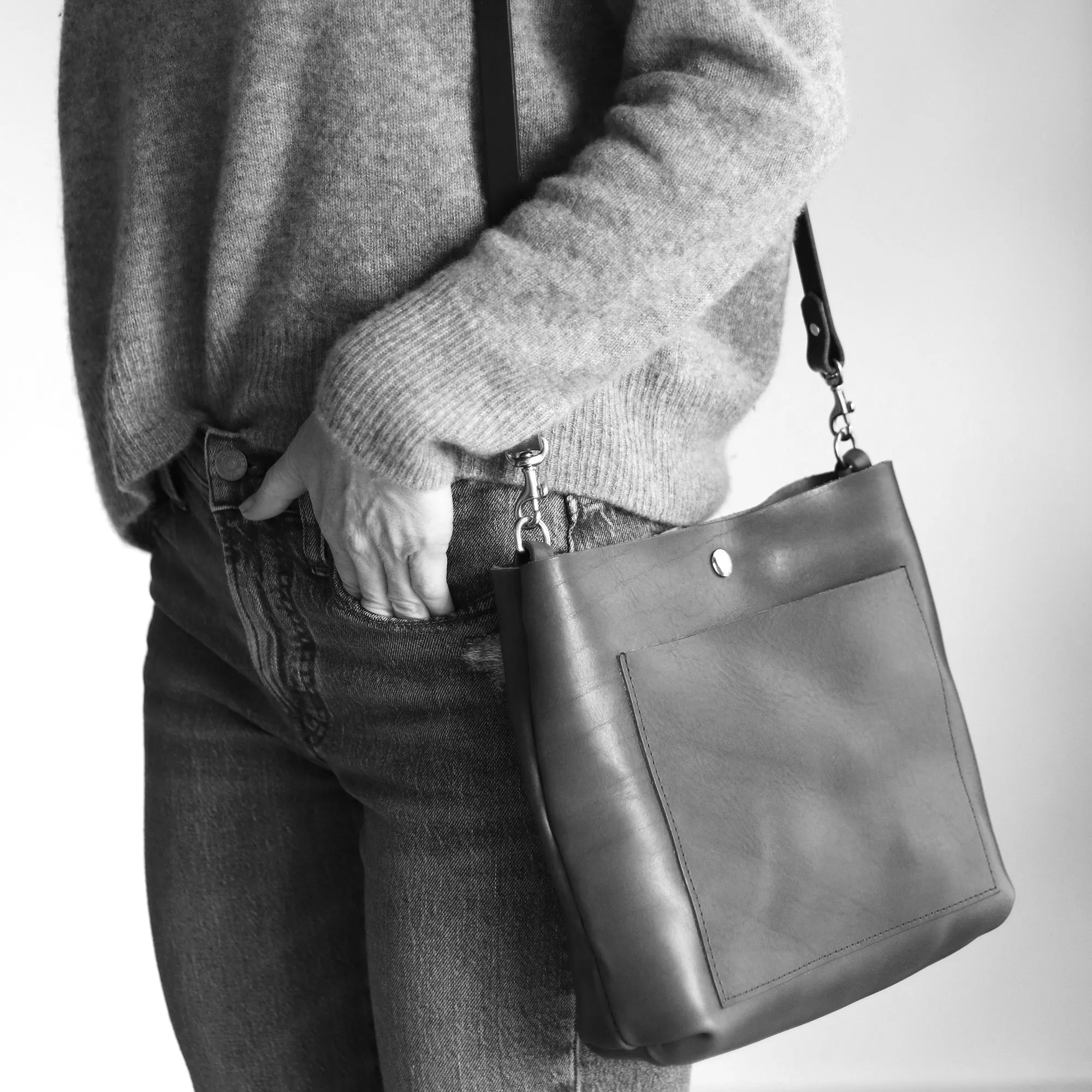Reserved for Regan - Mini Day Bag - Smooth Beige