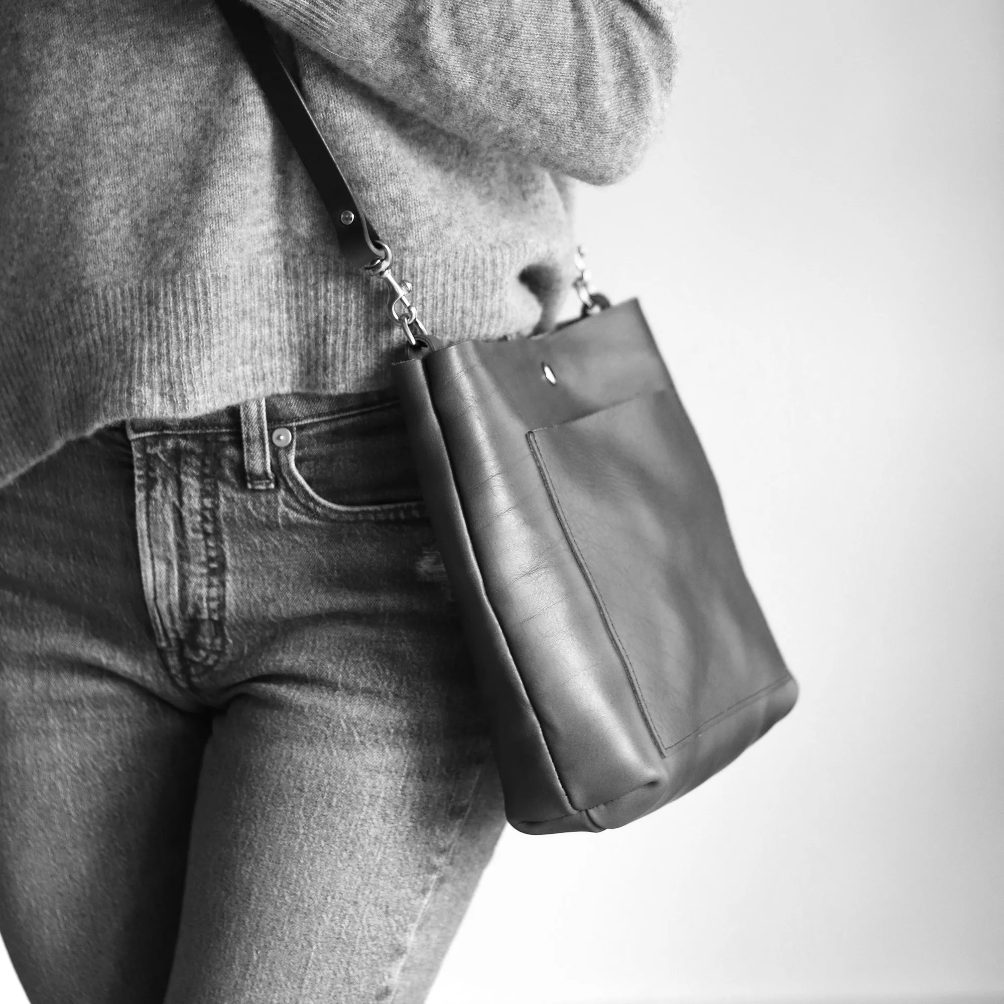 Reserved for Regan - Mini Day Bag - Smooth Beige