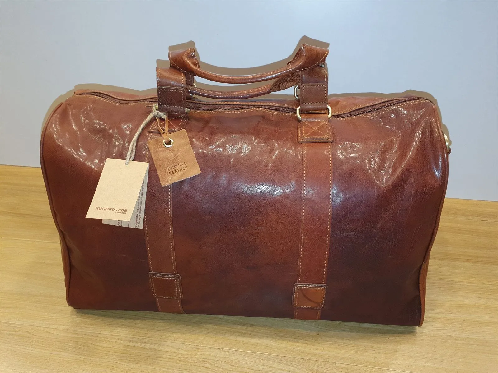 Rugged Hide - Cairo Leather Overnight Bag