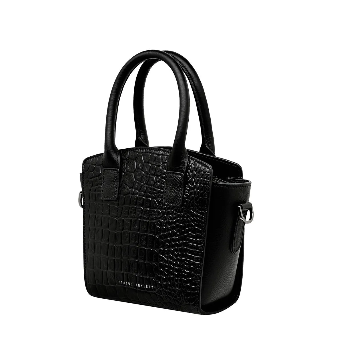 Status Anxiety Worst Behind Us - Black Croc Emboss
