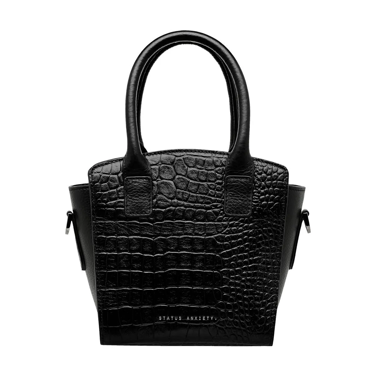 Status Anxiety Worst Behind Us - Black Croc Emboss